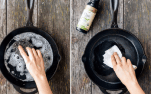 How to season a cast iron pan