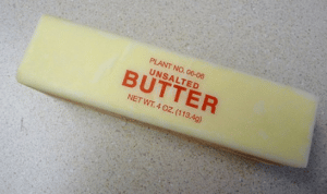 How much is one stick of butter in grams
