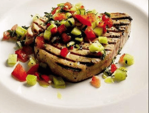 Health benefits of tuna steaks