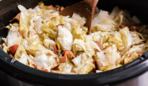 How to cook cabbage and sausage in crock pot