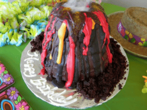 How to make volcano cake at home