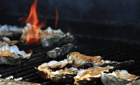 How to grill oysters without shell
