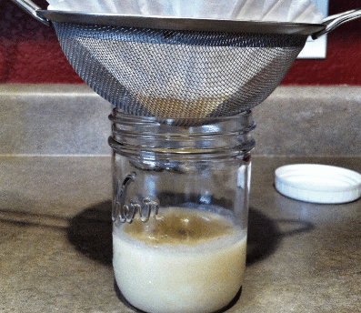 how to strain bacon grease