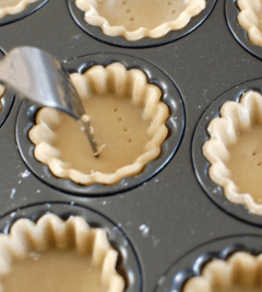 How to Remove Mini Tarts from Pan