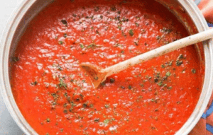 What is marinara sauce made with