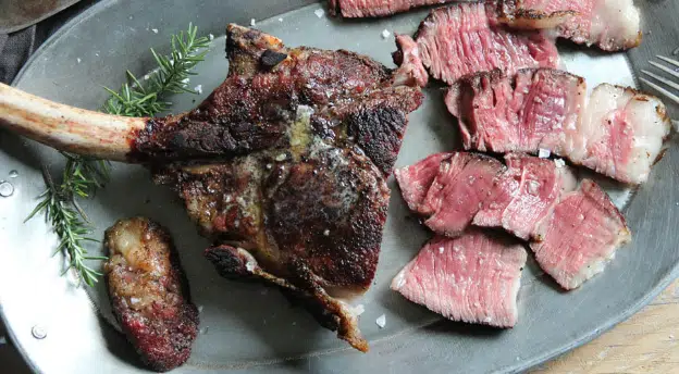 How long to grill cowboy steak