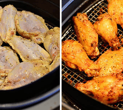 can you stack chicken in an air fryer