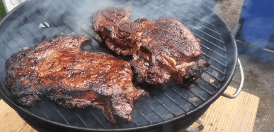 How to cook Delmonico steak on a charcoal grill