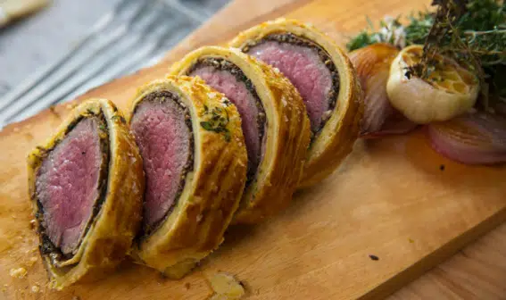 How to roast beef wellington from frozen cold water