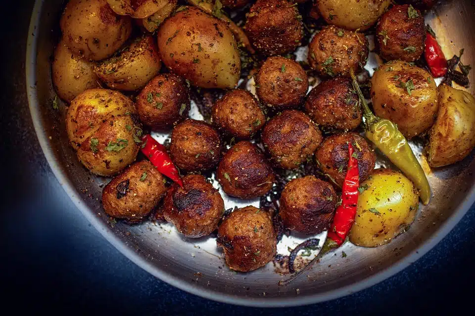 Meatballs And Potatoes Recipe