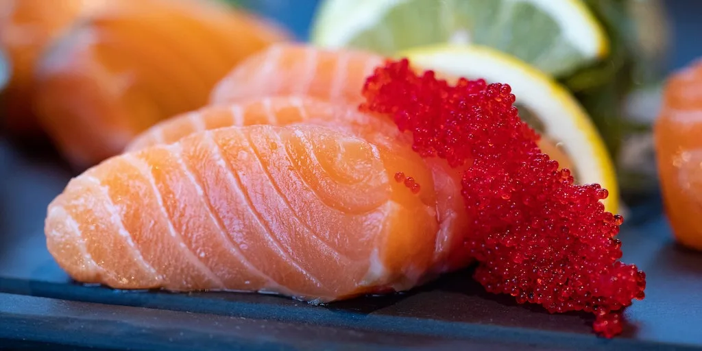 Raw Fish In Sushi